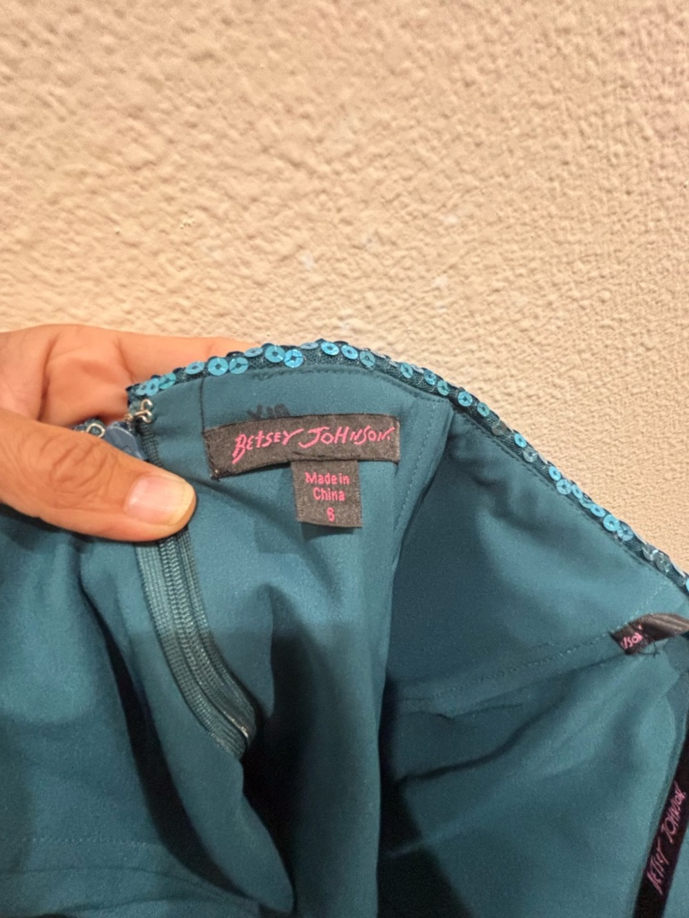 Betsey Johnson Velvet Romper - Picture 5 of 5